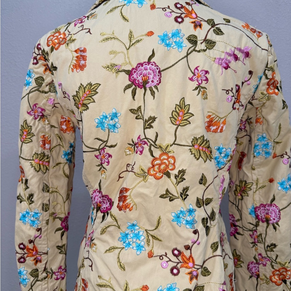 Floral Johnny Was Embroidered Women's Jacket - Picture 3 of 3